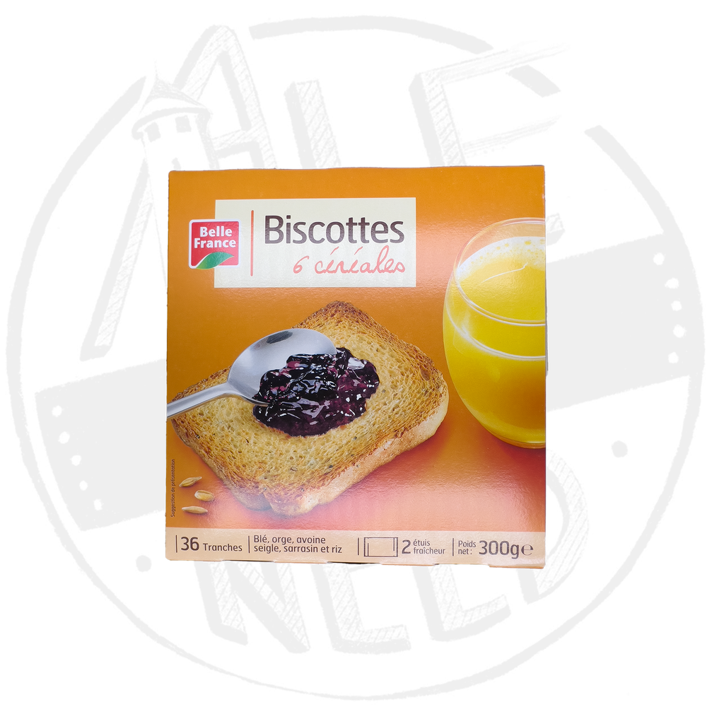 Belle France - Biscotes 6 Cereales - 300g