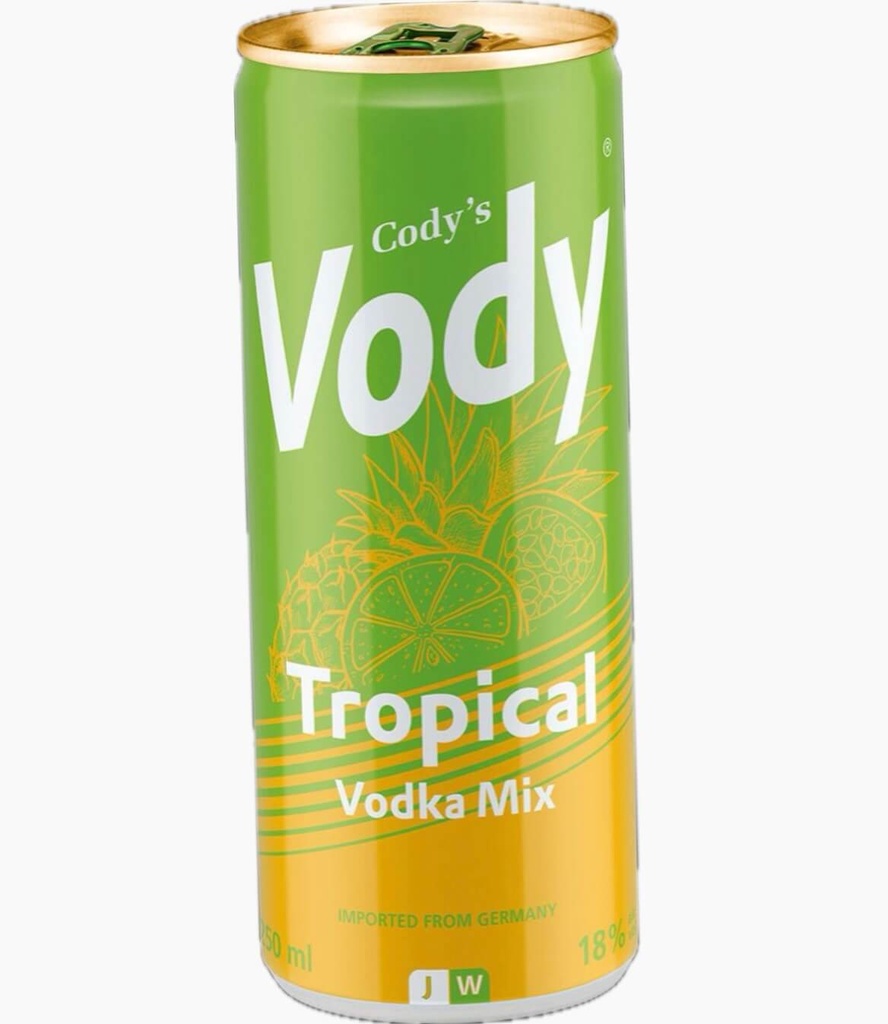 Vody - Vodka Énergisante 18% vol (250ml)